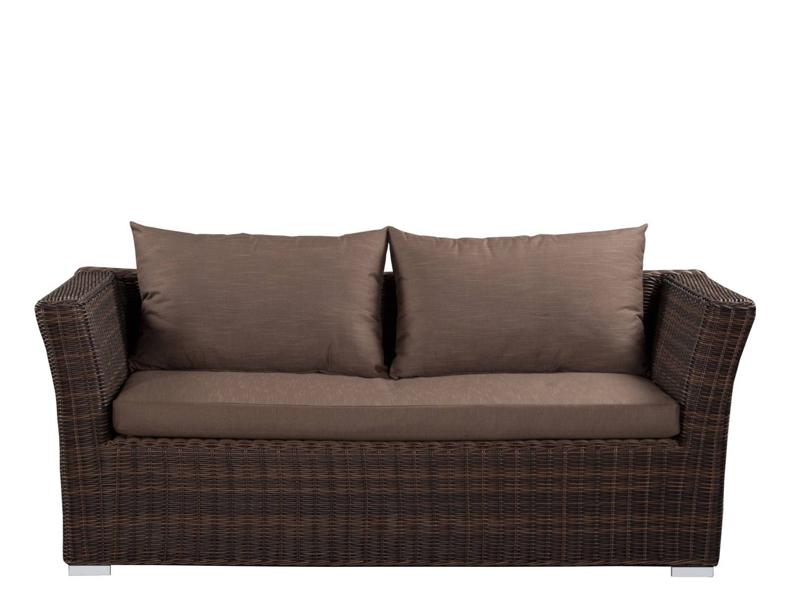 двухместный диван из искусственного ротанга
