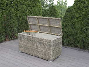 Сундук для подушек 130*60*70 SUNLIGHT nature из экоротанга
