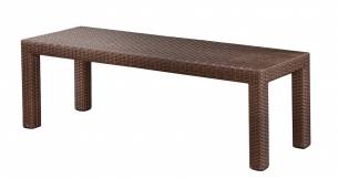Плетеная скамья YALTA brown 135 см