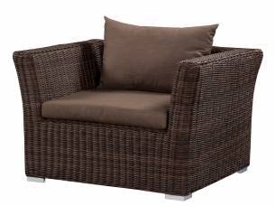 Кресло BOLZANO brown из искусственного ротанга