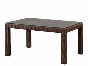 Столик кофейный MARIA/CRIMEA brown из искусственного ротанга